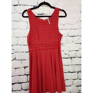 Vintage Free People Womens Dress, Red, Size 8